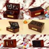 YouTang(TM) Creative Engraved Wooden 18-Note Wind-up Musical Box,Musical Toys,Tune:Edelweiss