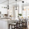 Vaziden Modern Glass Pendant Lighting for Kitchen Island Kitchen Sink,