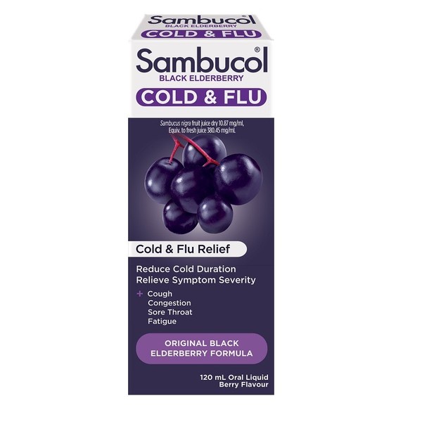 Sambucol Cold & Flu Liquid 120ml