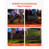 1680D Drum Hardware Carry Bag with Sturdy Handle Smooth Zipper