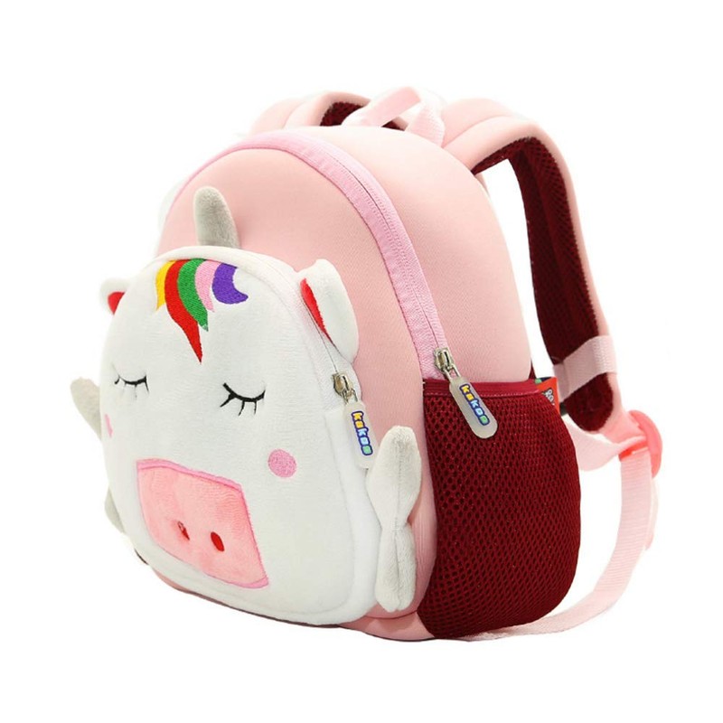 JameStyle26 Unicorn Plush Animal Zebra Elephant Giraffe Monkey Children's Backpack