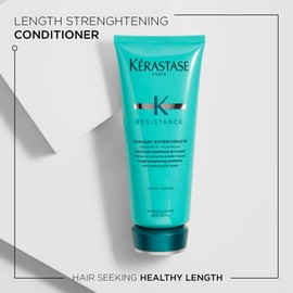 KRASTASE Kerastase Resistance Fondant Extentioniste Conditioner | Strengthening and Smoothing Conditioner | Easily Detangles and Seals Split Ends | With Amino Acids and Ceramides | For Damaged Hair | 6.8 Fl Oz