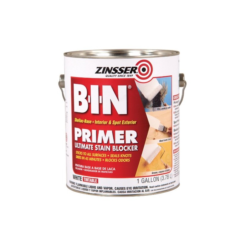 Rust-Oleum Corporation 901 Zinsser B-I-N Shellac-Base Primer, 1-Gallon, White