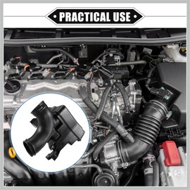 RATCHROLL Engine Air Intake Resonator Compatible for Honda Accord 2008-2012, Durable Plastic Black Chamber Resonator Assembly Replacement Car Parts