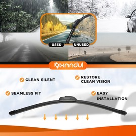3 Wipers 26"/17"/12" Windshield Water Repellent Wiper Blades Replacement for Honda CRV 2021 2020 2019 2018 2017(Set of 3)+More，26 Inch+17 Inch Windshield Wiper Blades with 12 Inch Rear Wiper Blade