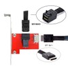 cablecc PCI-Express 4.0 Mini SAS HD SFF-8643 to Oculink SFF-8611