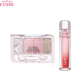 ETUDE Play Color Eyes + Over Glowy Tint Set 2items [My Own Gemstone Collection], Shadow Palette#$%Tint:Happy New Year-17 Diamond Forever