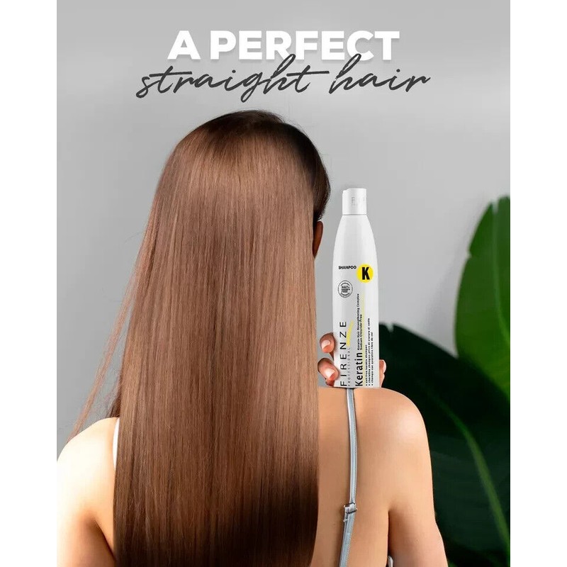 Firenze Professional Keratin Hair Strengthening Shampoo 10.1 oz. (3 PACK)