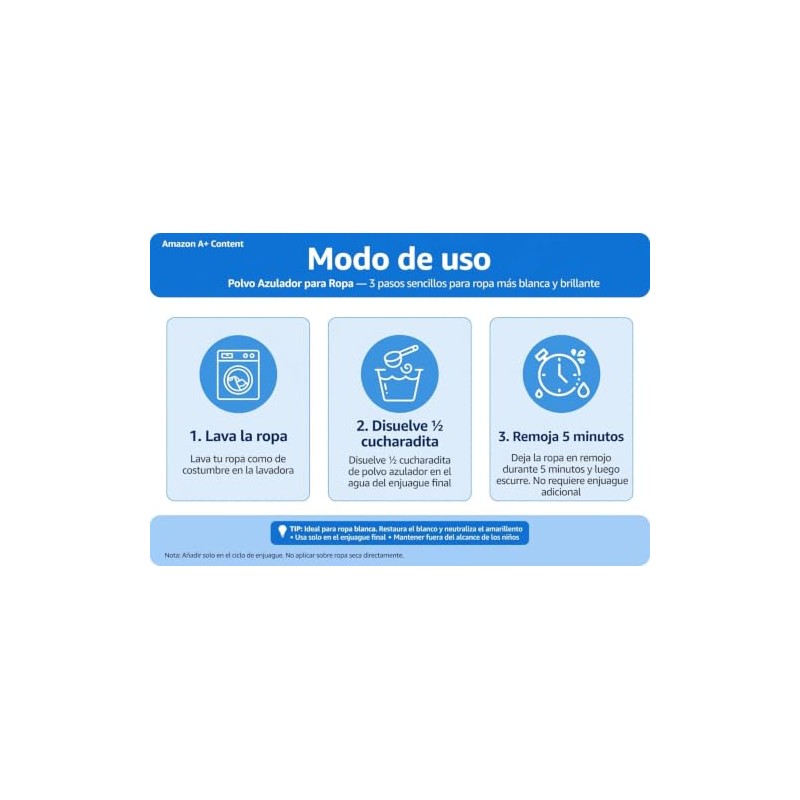 Blanqueador Azul Ultramar El Timón para Lavado Ropa Blanca Sin