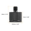 sourcing map Microphone Stand Adapter M8 Female x 1/4 Male