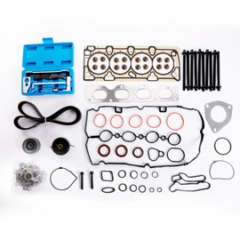 PHILTOP Head Gasket Set Timing Belt Kit W/Water Pump Cam Timing Tool Compatible with Chevy Cruze/for Sonic/for Cruze Limited 1.8L L4 DOHC 16v 2011-2018 OE#HS26516PT1