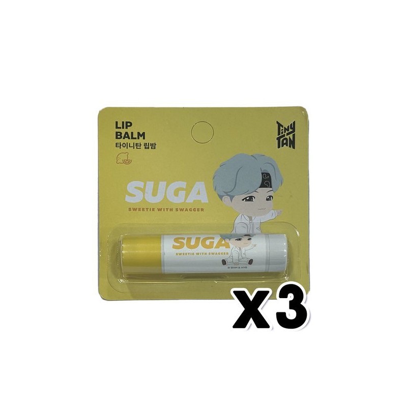 타이니탄 방탄소년단 슈가 (SUGA) 립밤 레몬향 x 3개 TinyTAN BTS