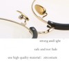 Screw-on Ceramics Nose Pads,Symmetrical Nosepad + Glasses Nose Pads Screwdriver