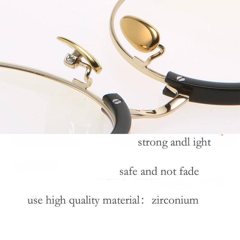 Screw-on Ceramics Nose Pads,Symmetrical Nosepad + Glasses Nose Pads Screwdriver