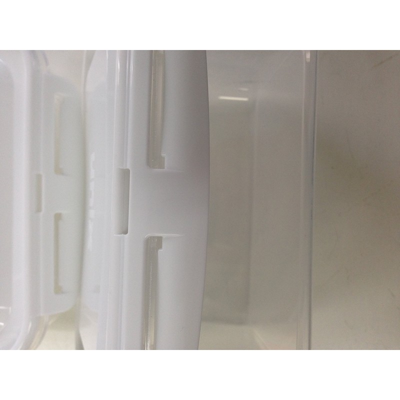 Asbel 3322 Storage Container, Oblong Type, Large DP 2 Pieces,