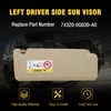 Left Driver Side Sun Visor Fit for Lexus GX460 2010-2023