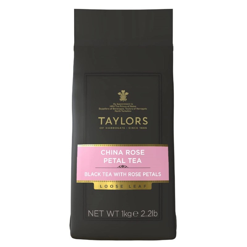 Taylors Of Harrogate China Rose Petal Loose Tea 2.2 Lb