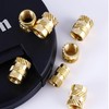 Pack of 402 Brass Threaded Inserts, M2 M2.5 M3 M4