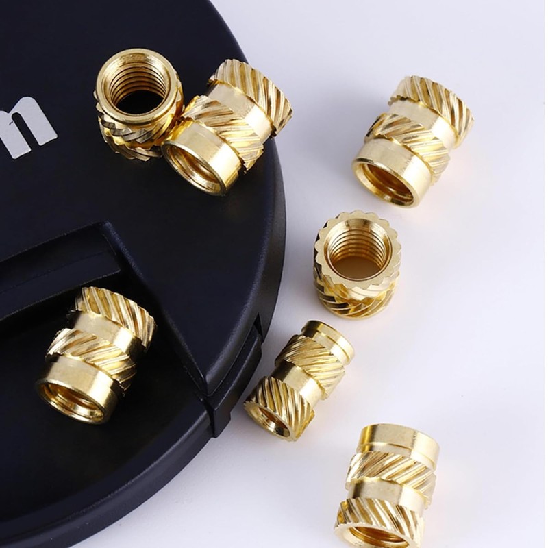 Pack of 402 Brass Threaded Inserts, M2 M2.5 M3 M4