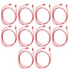 10Set Banana Plug Test Lead Brass PVC Electrical Test Wire