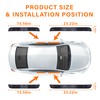 4PCS Car Door Sill Protector, Universal Threshold Protection for Car