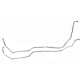 The Right Stuff Detailing TTC8504 '81 - '87 Chevy Truck 4WD Turbo 400 Transmission Cooler Lines, 2 Pcs.