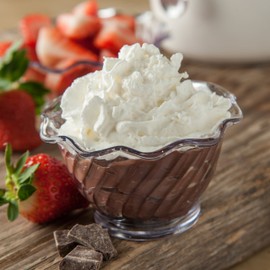 Carlisle FoodService Products Plastic Dessert Dish, 5 Ounces, Clear (Pack of 24)