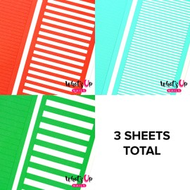 Whats Up Nails - Nail Vinyls Variety Pack 3pcs (Regular, Skinny and Wide Straight Tape) for Nail Art Design