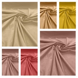 Cotton Spandex Jersey Fabric - 4 Way Stretch - 60" Width Sold by The Yard - Ideal for T-Shirts, Dresses, Athleticwear Apparel (White, 1 Yard)