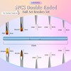 Lokaloka Nail Brush Set for Gel Nails, Nail Art, Double
