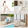oridom HIPS Shower Benches for Inside Shower, Shower Stool with