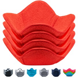 Aticca Microwave Bowl Cozy Holders for Hot Food Set of 4 Hot Pads for Bouillon Cups Multipurpose Heat Proof Plate Holder