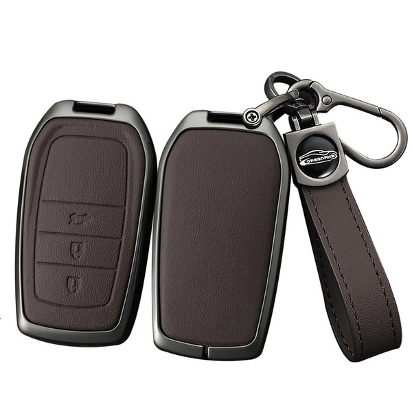 Toyota Dedicated Smart Key Case, Key Holder, Alloy + PU