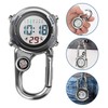 Aceshop Carabiner Watch Digital Clip On Quartz Watch Multifunctional Carabiner