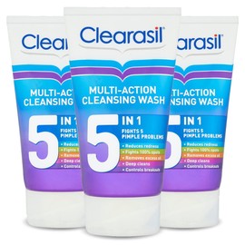 Clearasil Ultra 5 in 1 Face Wash (Pack of 3 x 150 ml)