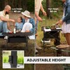 Outsunny 3ft Portable Camping Table with Storage Bag, Adjustable Height