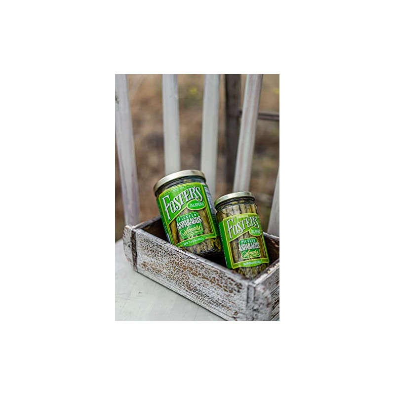 Foster's Pickled Asparagus Jalapeno, 16oz. (3 Pack) - Pickled Asparagus