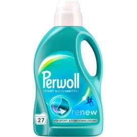 Perwoll Sports Detergent (1 x 27 Wash Loads) | Gently Cleans, Removes Bad Odors & Maintains Elasticity | For Sports and Functional Wear, With Triple-Renew Technology