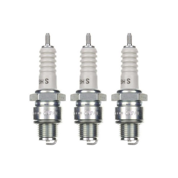 3x Spark Plug B9HS Pack of 3 Spark Plugs Set