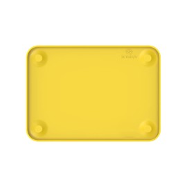 Generic Dr. Betty’s - Food Grade Silicone Placemat / Play Mat with Super Suction and Raised Edges to Contain Messes for Babies + Toddlers + Kids | Non-Slip, Dishwasher Safe (Yellow)