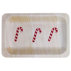 Perfect Stix Perfectware 7 Candy Cane Print 8 with Candy Canes Printed in Red (Pack of 8)