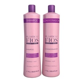 Cadiveu Plastica dos Fios Shampoo and Conditioner Home Care Kit 34oz 1L Exp 2026