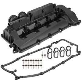 A-Premium Right Side Engine Valve Cover, with Valve Cover Gasket & Spark Plug Seals & Bolts, Compatible with Land Rover LR4 2010-2013, Range Rover 2010-2019, Range Rover Sport 2010-2019, V8 5.0L