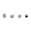 12mm Rubber Feet, Grey Tube End Caps, Pack of 4
