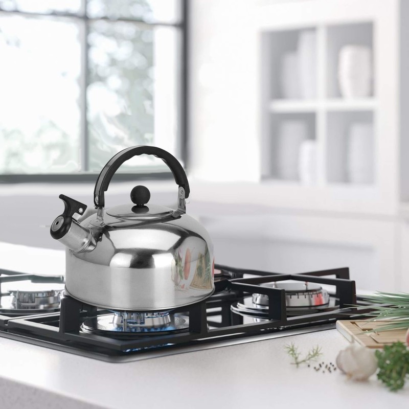 Krollmann 2.5 Litre Stainless Steel Whistling Kettle in Various Colours