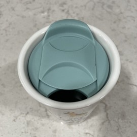 Sunday Morning I JUST WANT ALL THE DOGS 18oz Ceramic Travel Tumbler Mug Cup Slide Close Lid Dog