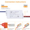 Karyoosi LED Power Supply 12V LED Driver 24W 2A 110V