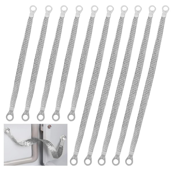10 Pcs Universal Automotive Ground Straps, Engine Ground Strap Include