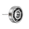 sourcing map 2 pieces 6303 deep groove ball bearings, 20