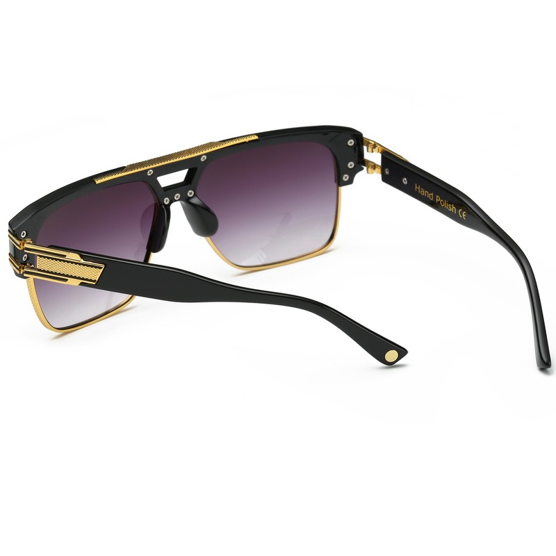 Allt Square Aviator Large Fashion Sunglasses For Men Women Goggle